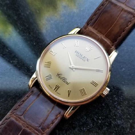 rolex geneve cellini 5116|rolex cellini geneve 18k gold.